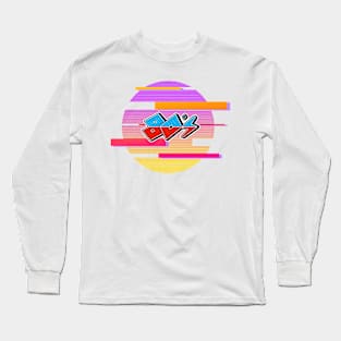 80s Striped Long Sleeve T-Shirt